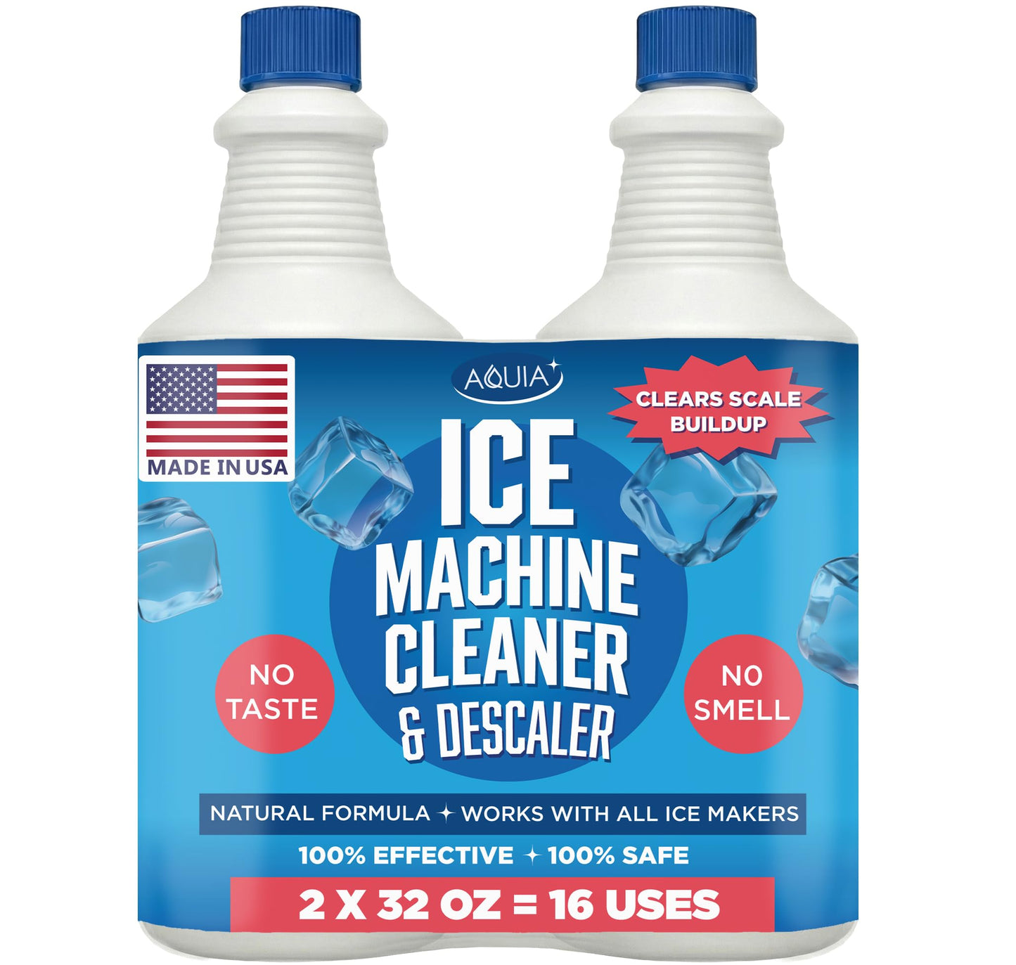 Ice Machine Cleaner and Descaler 32oz 2-Pack