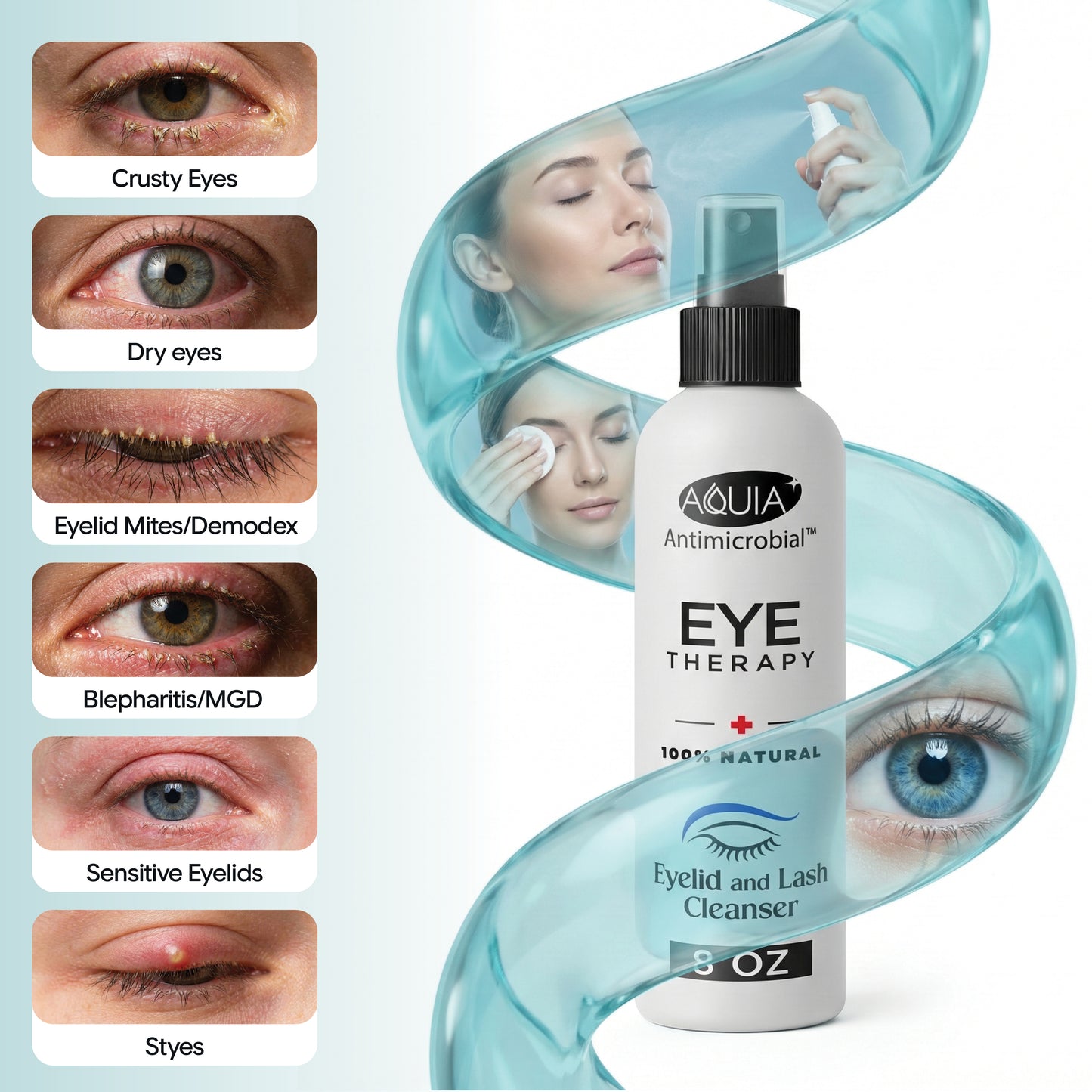 Eyelid Cleanser Spray 8oz